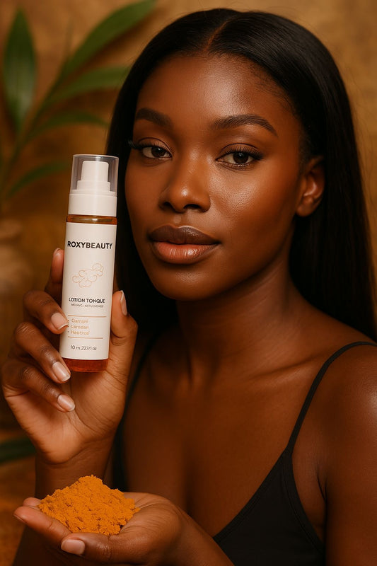 🌿 Tonique Visage 3-en-1 au Curcuma – RoxyBeauty