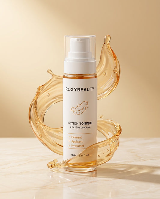 🌿 Tonique Visage 3-en-1 au Curcuma – RoxyBeauty