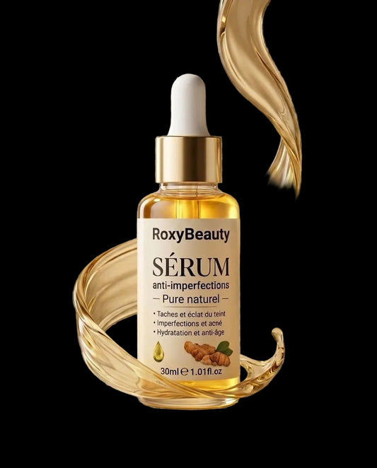 🌿 RoxyBeauty – Sérum Anti-Imperfections au Curcuma