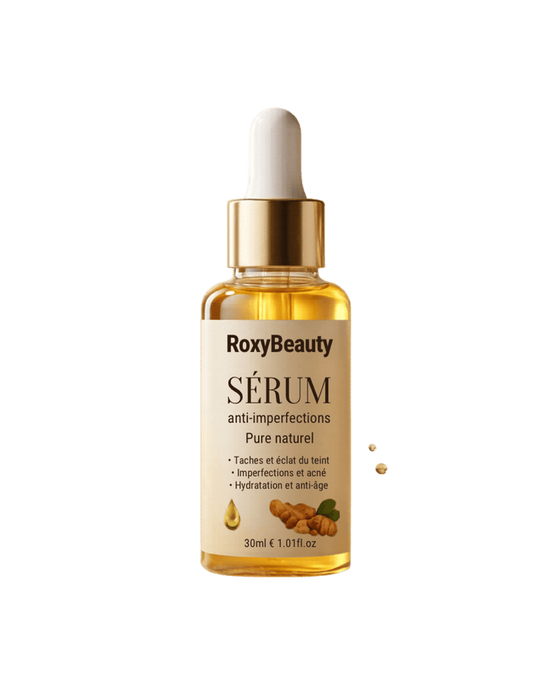 🌿 RoxyBeauty – Sérum Anti-Imperfections au Curcuma