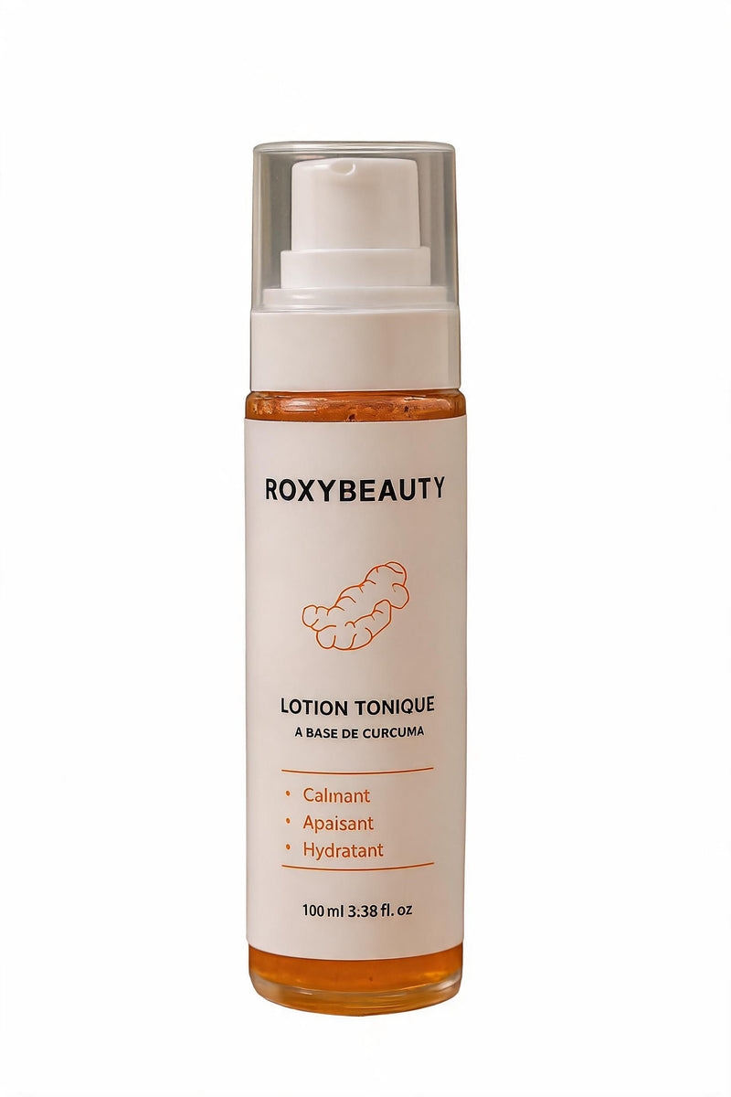 🌿 Tonique Visage 3-en-1 au Curcuma – RoxyBeauty