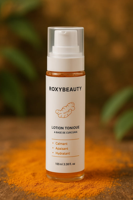 🌿 Tonique Visage 3-en-1 au Curcuma – RoxyBeauty